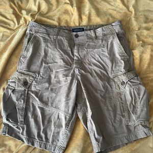 Long length cargo shorts